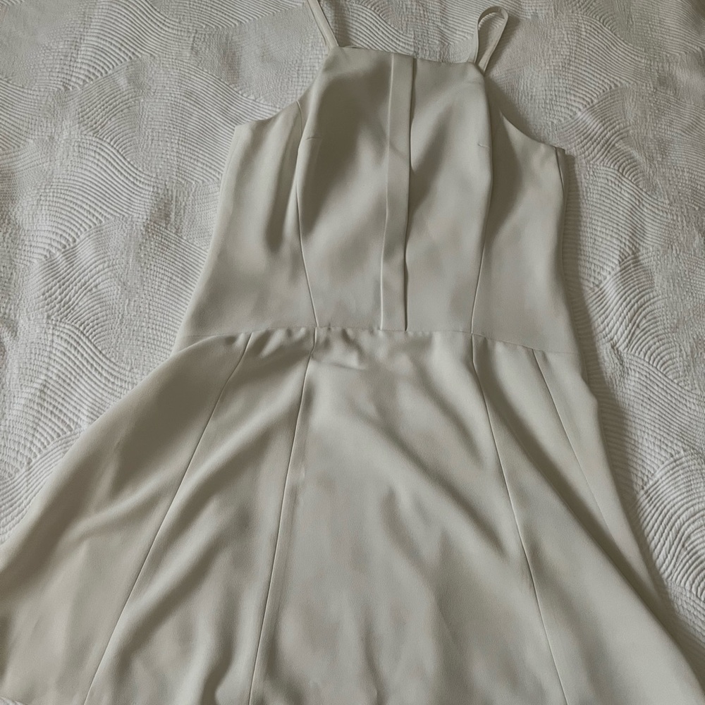 Trina Turk white halter dress. Size 8.